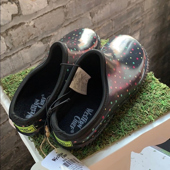 NWT Western Chief Waterproof Garden Clog Black - Picture 3 of 6